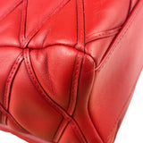 Louis Vuitton Red Lambskin GO-14 Malletage Shoulder Bag