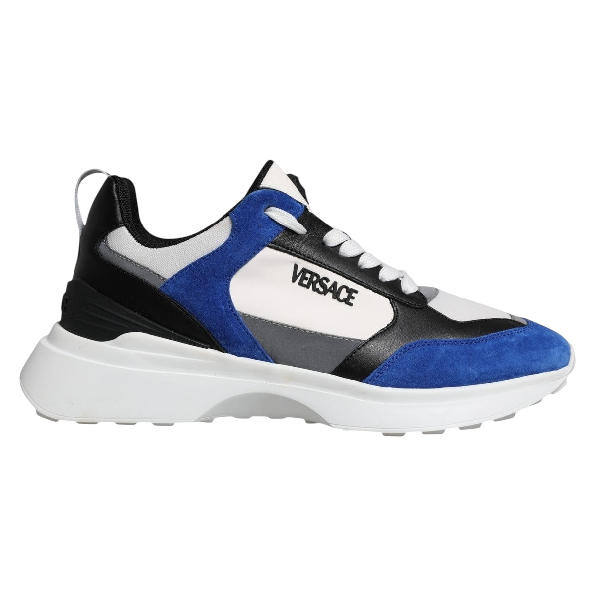 Versace Men's Multi Canvas Leather Medusa Sneakers