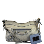 Balenciaga Light Blue Lambskin Le City Hip Pochette