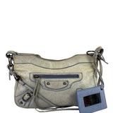 Balenciaga Light Blue Lambskin Le City Hip Pochette