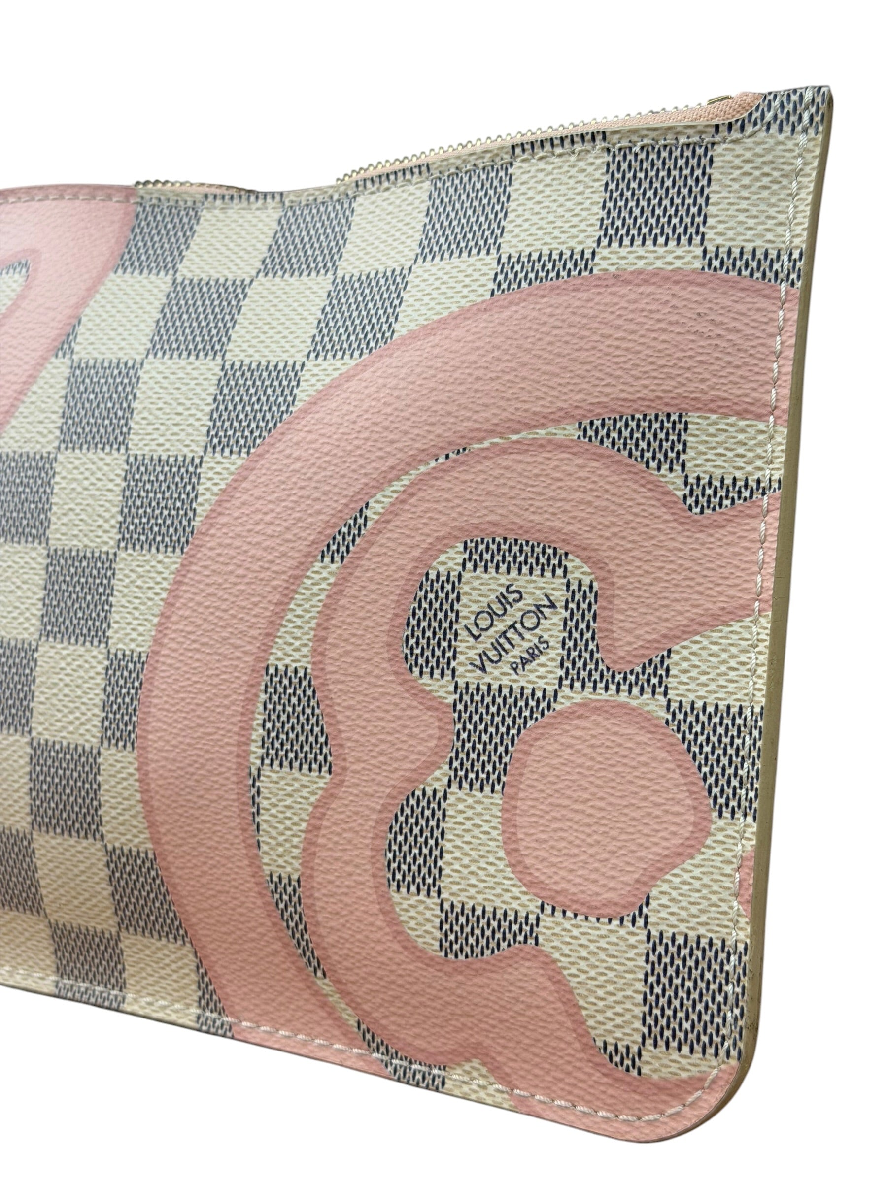 Louis Vuitton Limited Edition Pink Damier Azur Tahitienne Neverfull GM