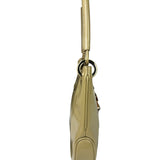 Gucci Vintage Beige Patent Leather Lady Lock Jackie Shoulder Bag