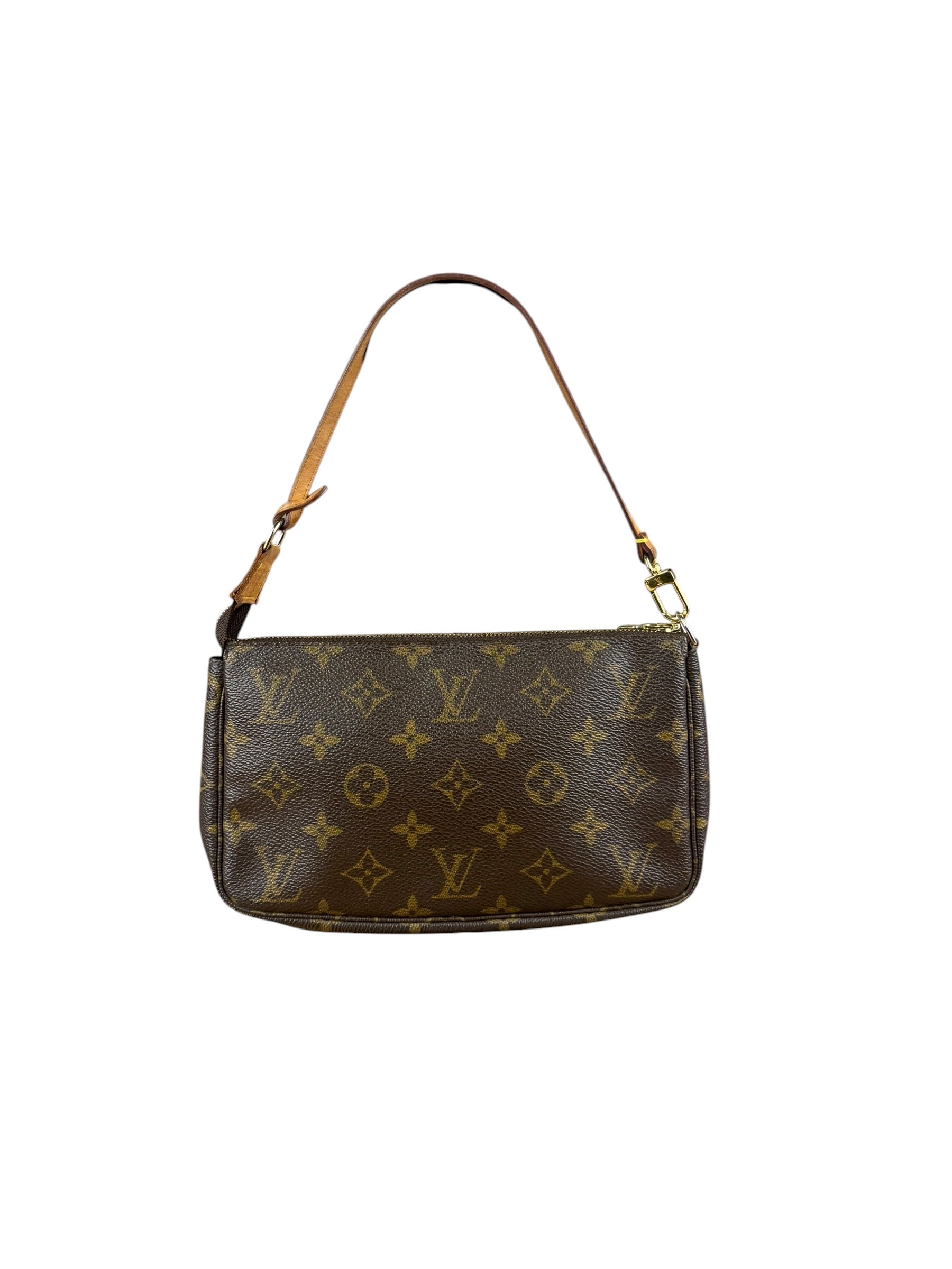 Louis Vuitton Leather Monogram Pochette