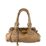 Chloe Brown Leather Paddington Shoulder Bag