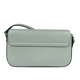 Gucci GG Super Mini Leather Shoulder Bag Pale Blue