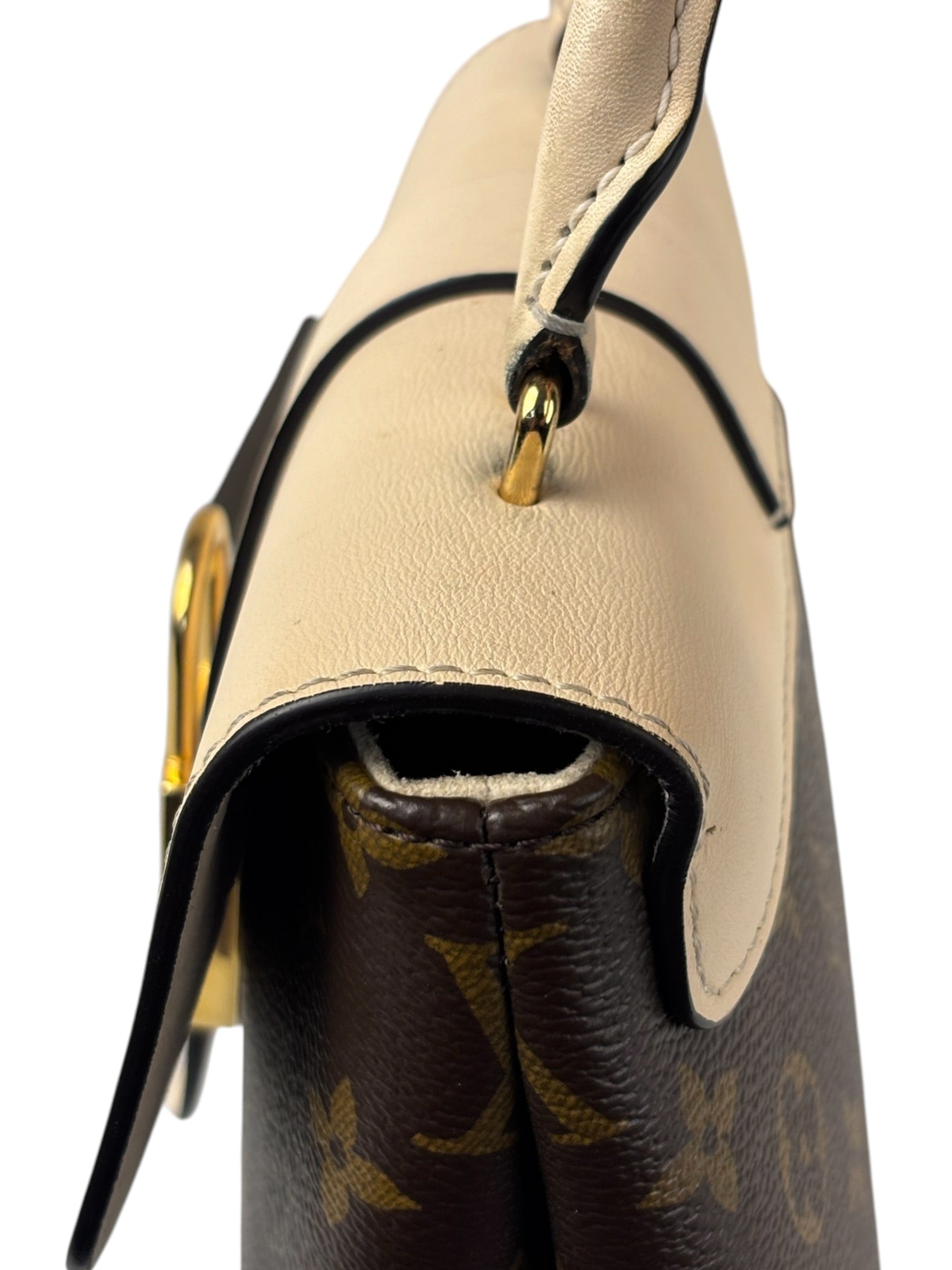 Louis Vuitton Monogram Locky BB Handbag Cream/Brown
