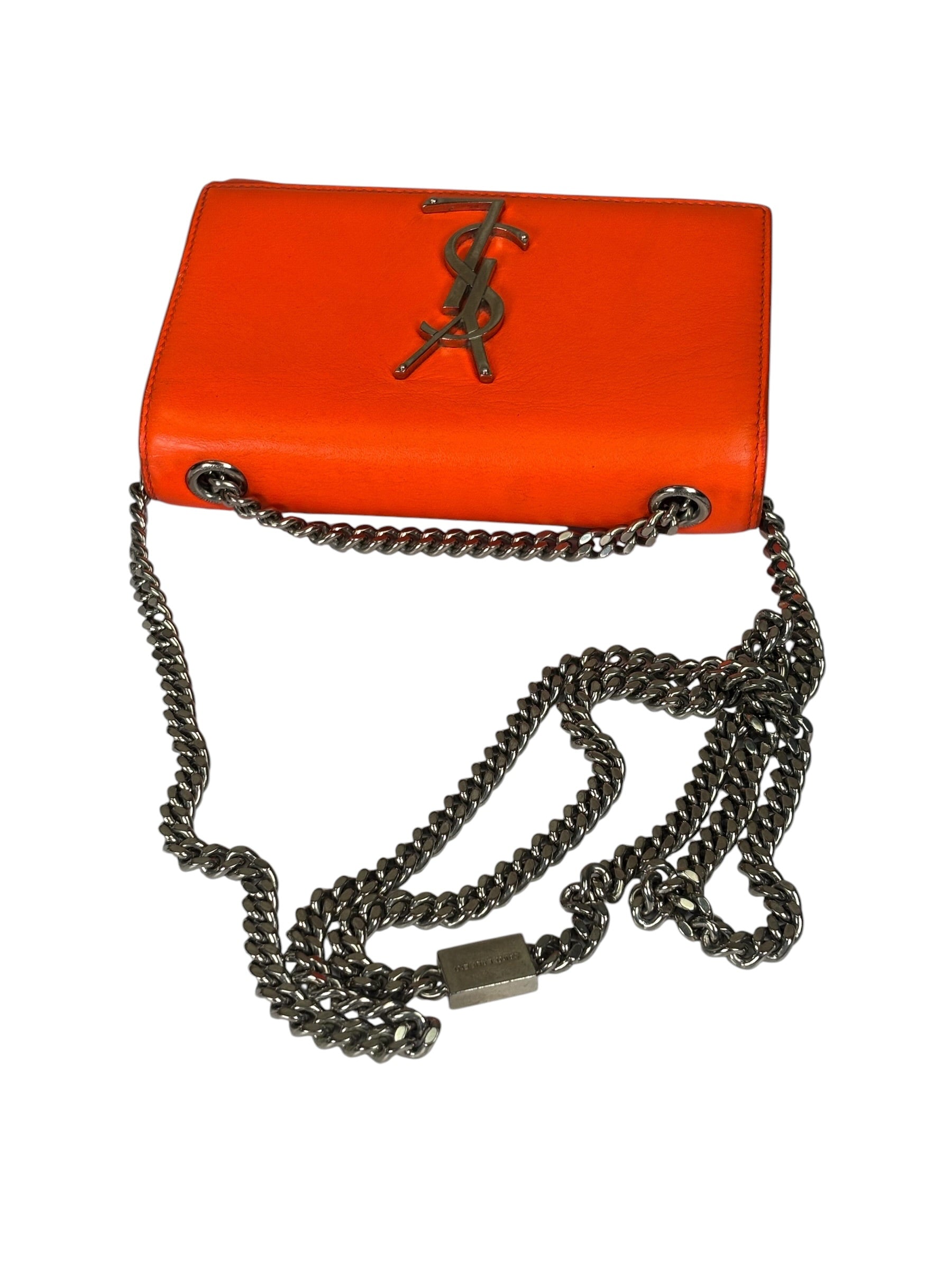 Yves Saint Laurent Orange Small Kate Crossbody Bag