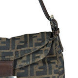 Fendi Vintage Zucca FF Baguette Shoulder Bag