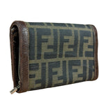 Fendi Zucca Monogram Canvas Trifold Wallet