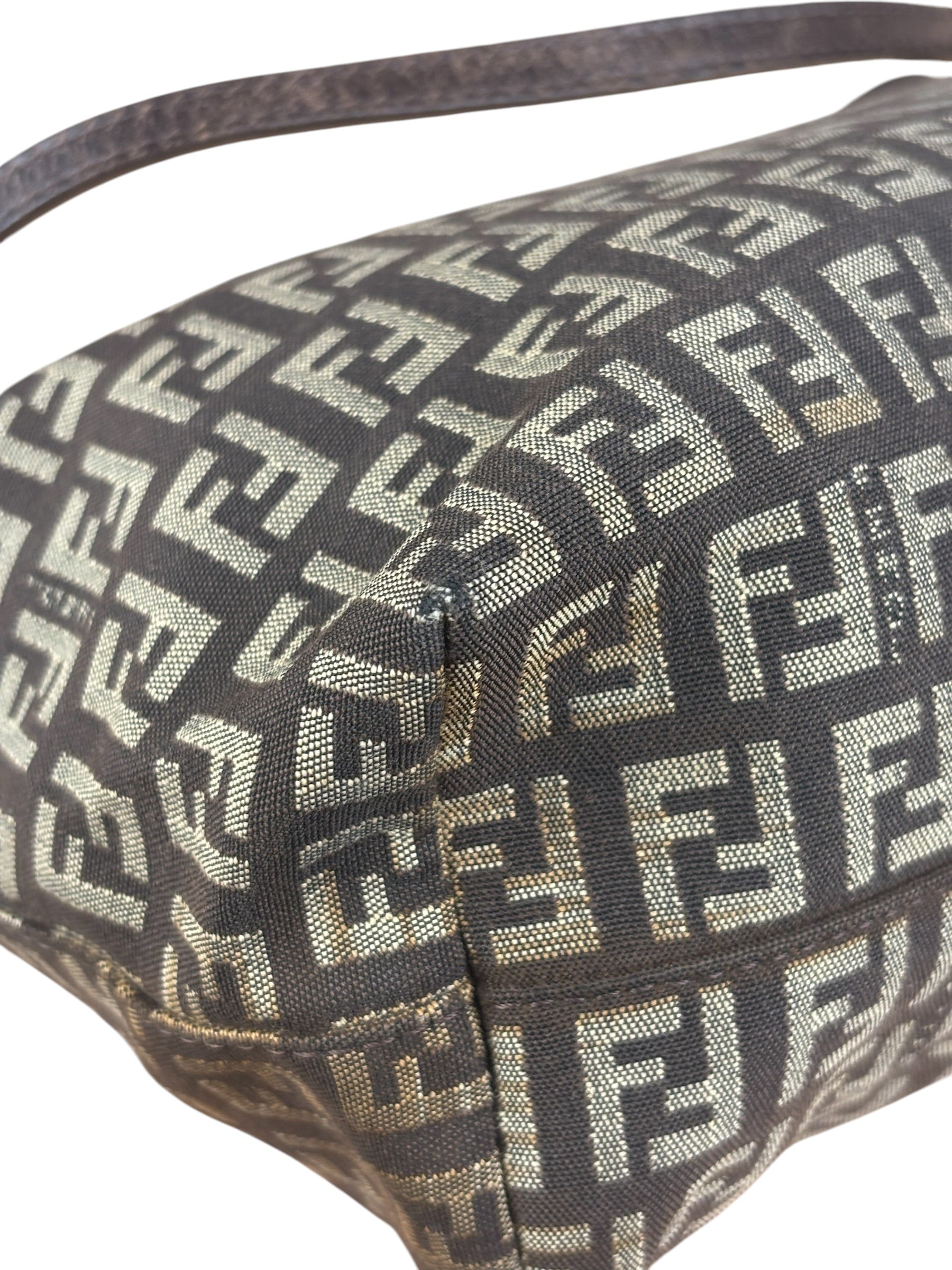 Fendi Vintage FF Zucchino Tote Bag
