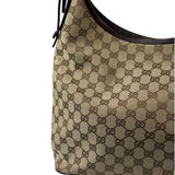 Gucci Brown GG Canvas Hobo Shoulder Bag