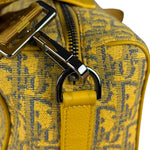 Christian Dior Yellow Oblique Canvas Lingot 22 Shoulder Bag