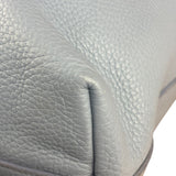Prada Light Blue Vitello Daino Leather Tote