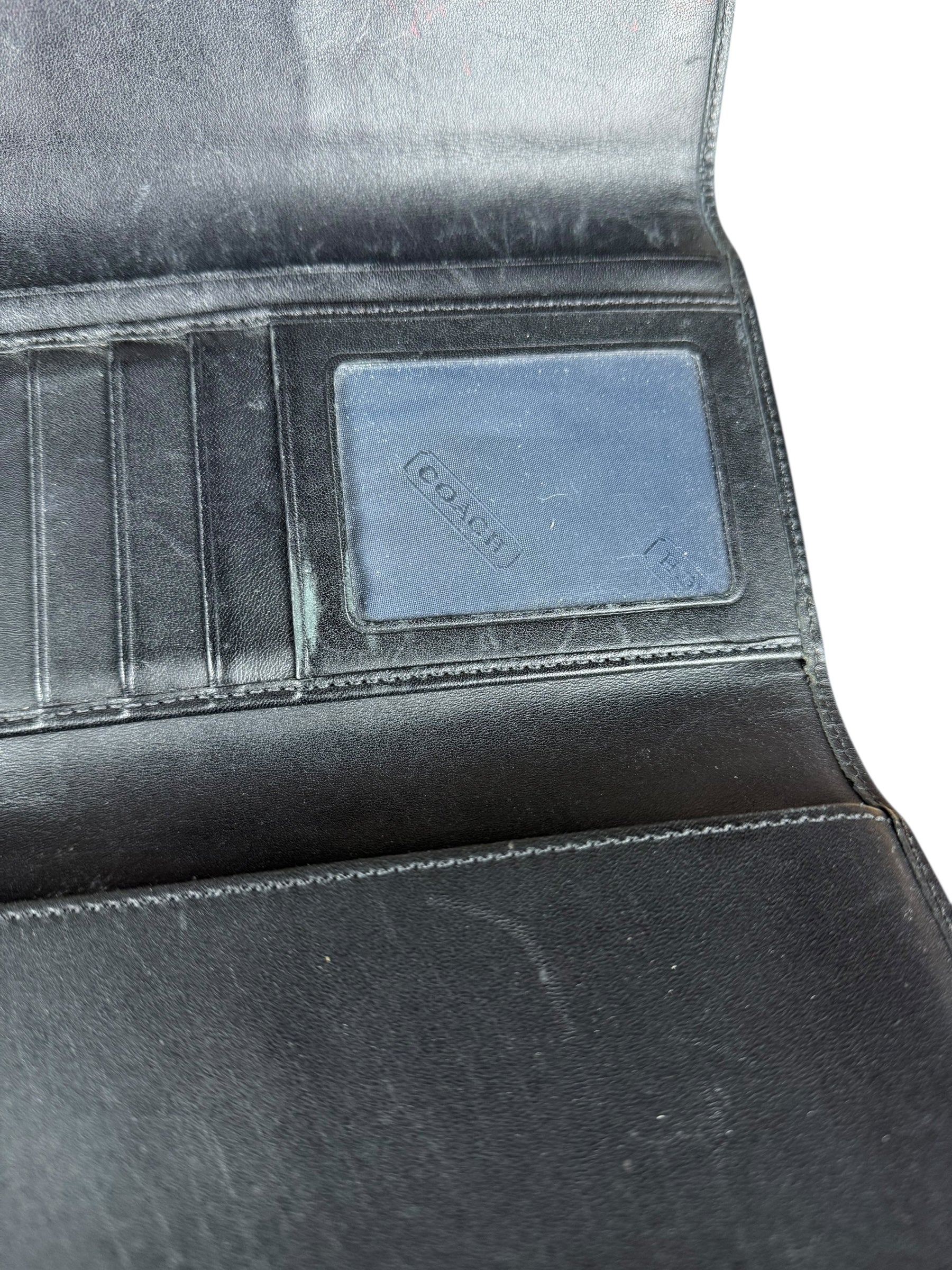 Coach Vintage Signature C Long Wallet Black