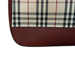 Burberry Vintage House Check Canvas/Leather Shoulder Bag