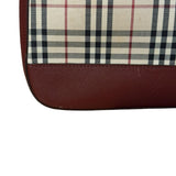 Burberry Vintage House Check Canvas/Leather Shoulder Bag