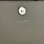 Saint Laurent Kate Grain De Poudre Chain Bag Beige