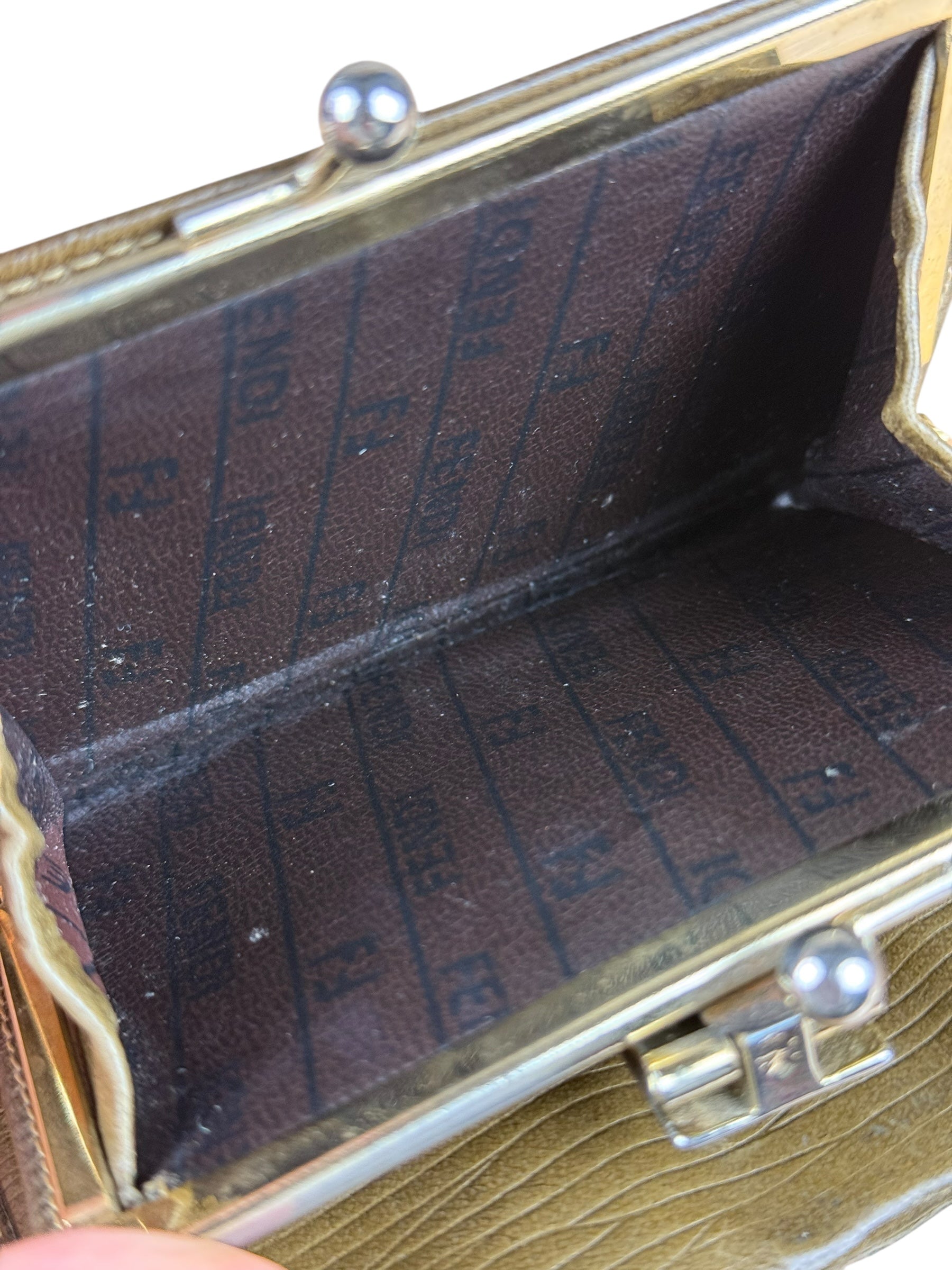 Fendi FF PVC Compact Wallet