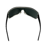 Chanel Black Quilted Y2K Wide Frame Sunglasses