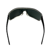 Chanel Black Quilted Y2K Wide Frame Sunglasses