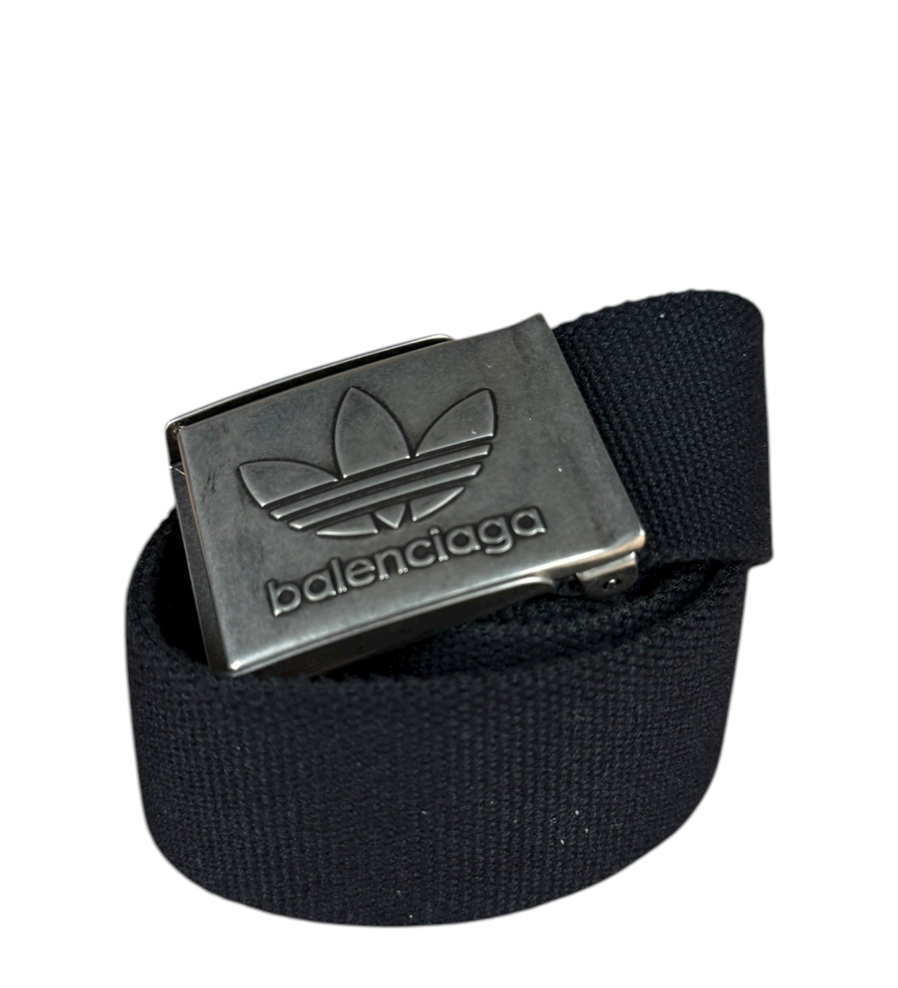 Balenciaga X Adidas Black Canvas Belt