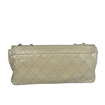 Chanel Light Grey Quilted Mademoiselle Chain Flap Bag 2008