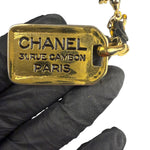 Chanel Vintage Black Quilted Leather Shoulder Bag 1987