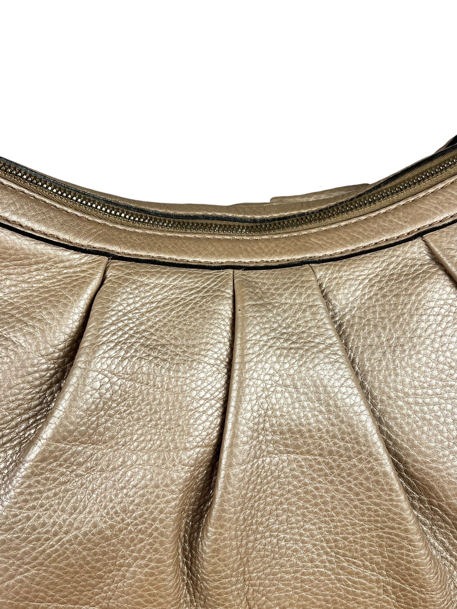 Gucci Metallic Leather Shoulder Bag