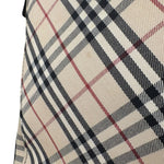 Burberry Beige Canvas Nova Check Tote Bag