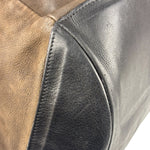 Celine Brown/Black Leather Bowling Bag