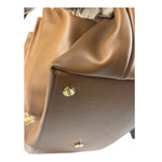 Valentino Garavani Brown Rockstud Shoulder Tote