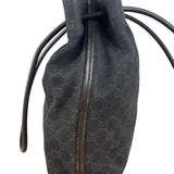 Gucci GG Denim leather Trim Gifford Tote Bag