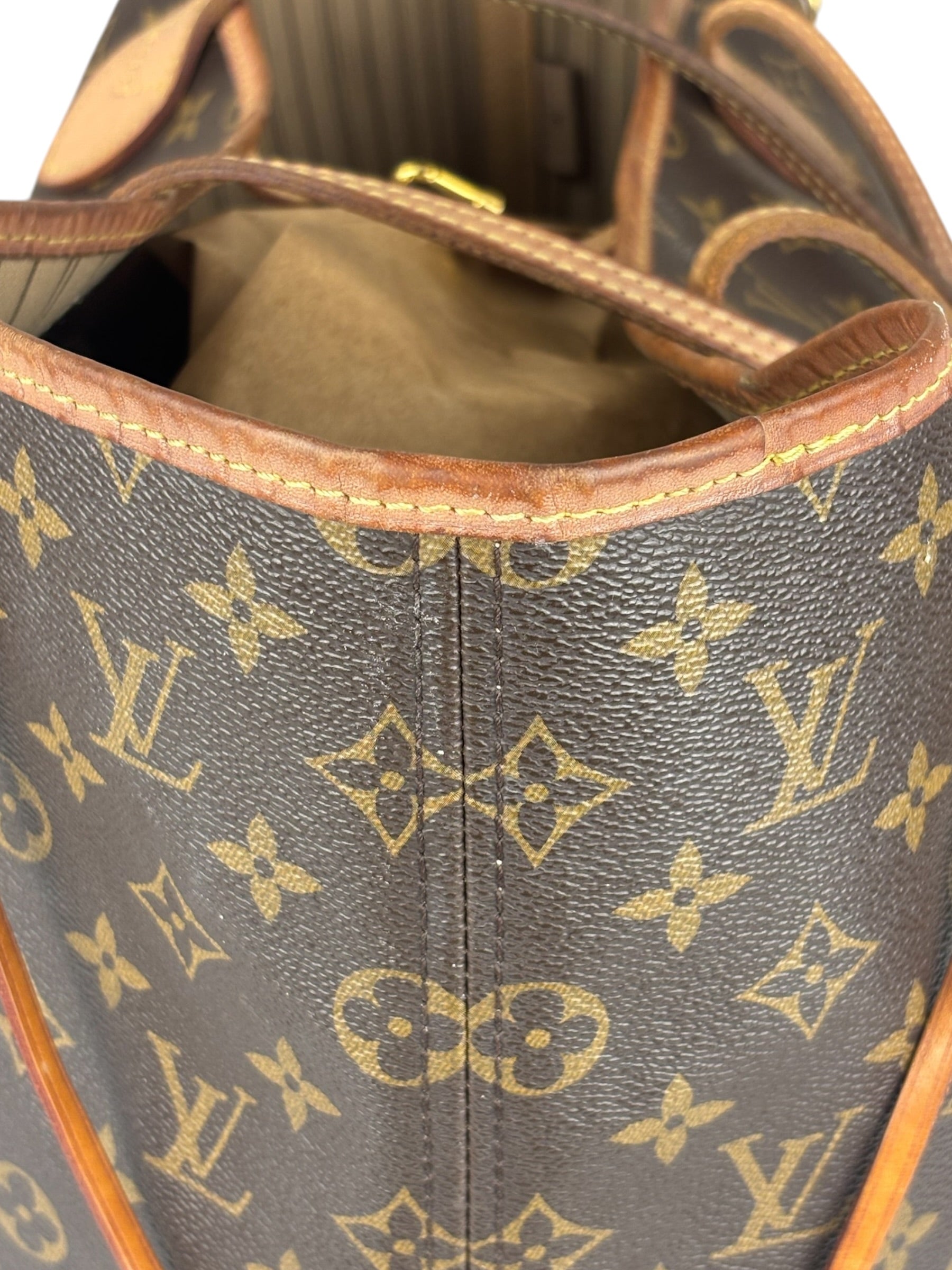 Louis Vuitton Dark Brown Canvas Monogram Neverfull Shoulder Bag PM