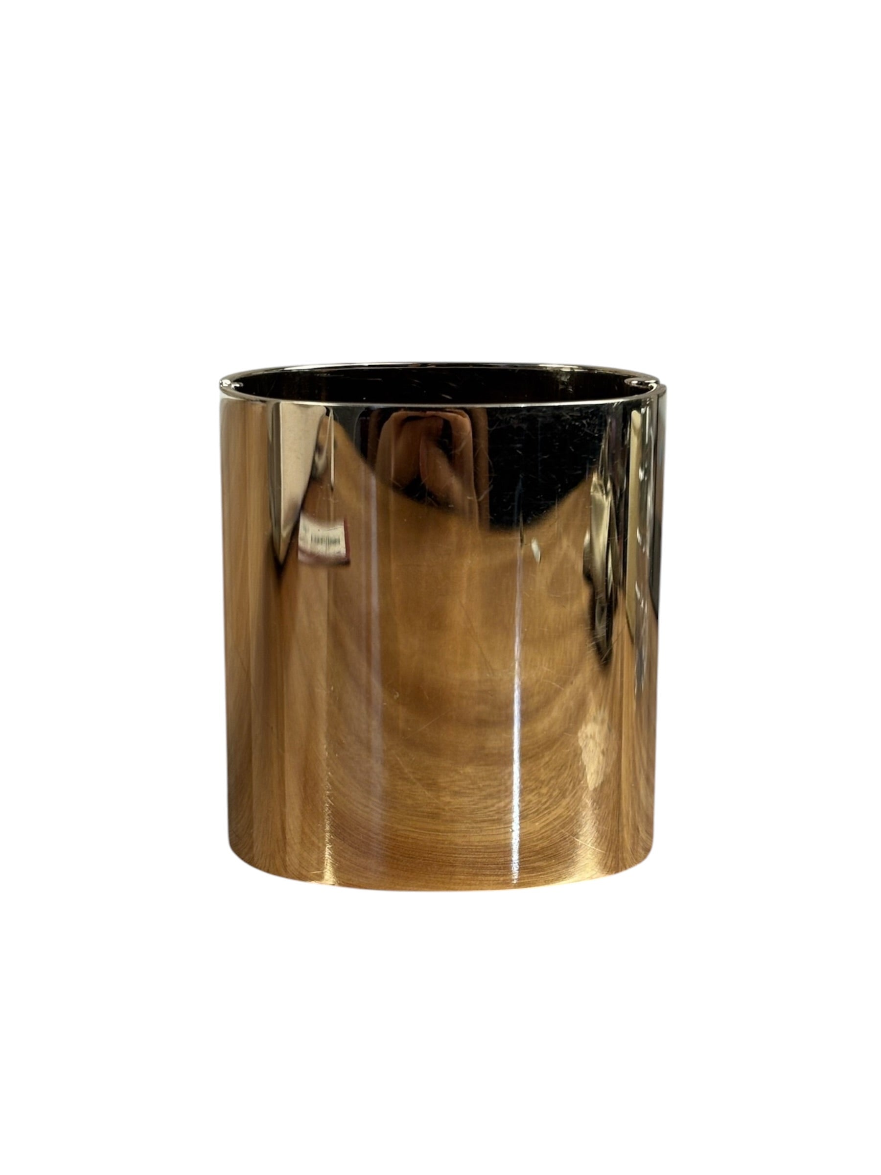 Chanel Pink/Gold Resin CC Wide Cuff