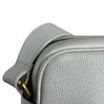 Gucci White Grained Sherry Leather Crossbody
