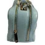 Chanel Light Blue Quilted Lambskin Top Handle Vanity Case 2019