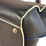 Fendi Black Leather 3 Jours Two-Way Bag