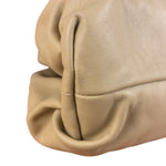 Bottega Veneta Beige Leather Pouch Clutch