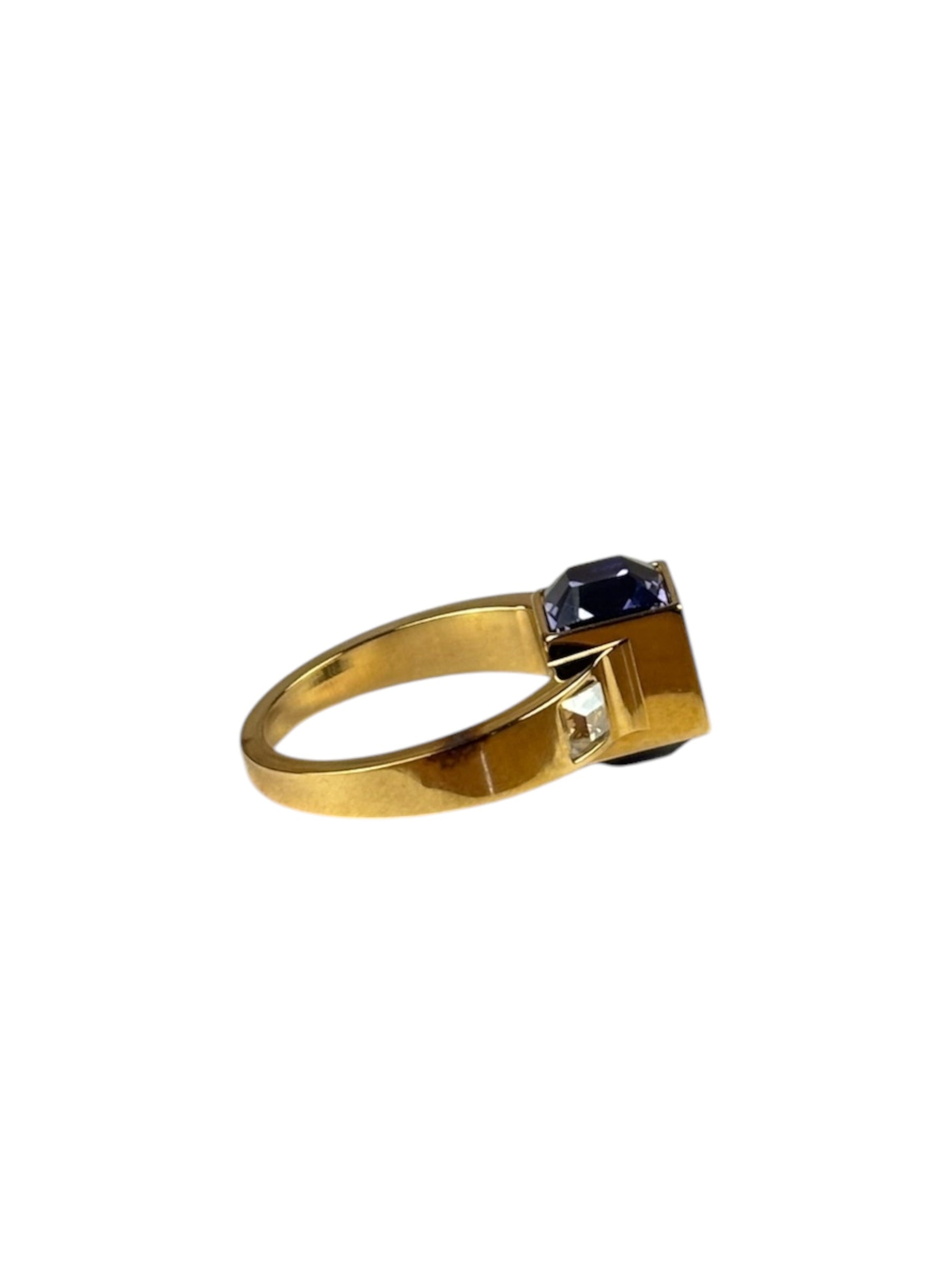 Louis Vuitton Gold-Toned Gamble Ring