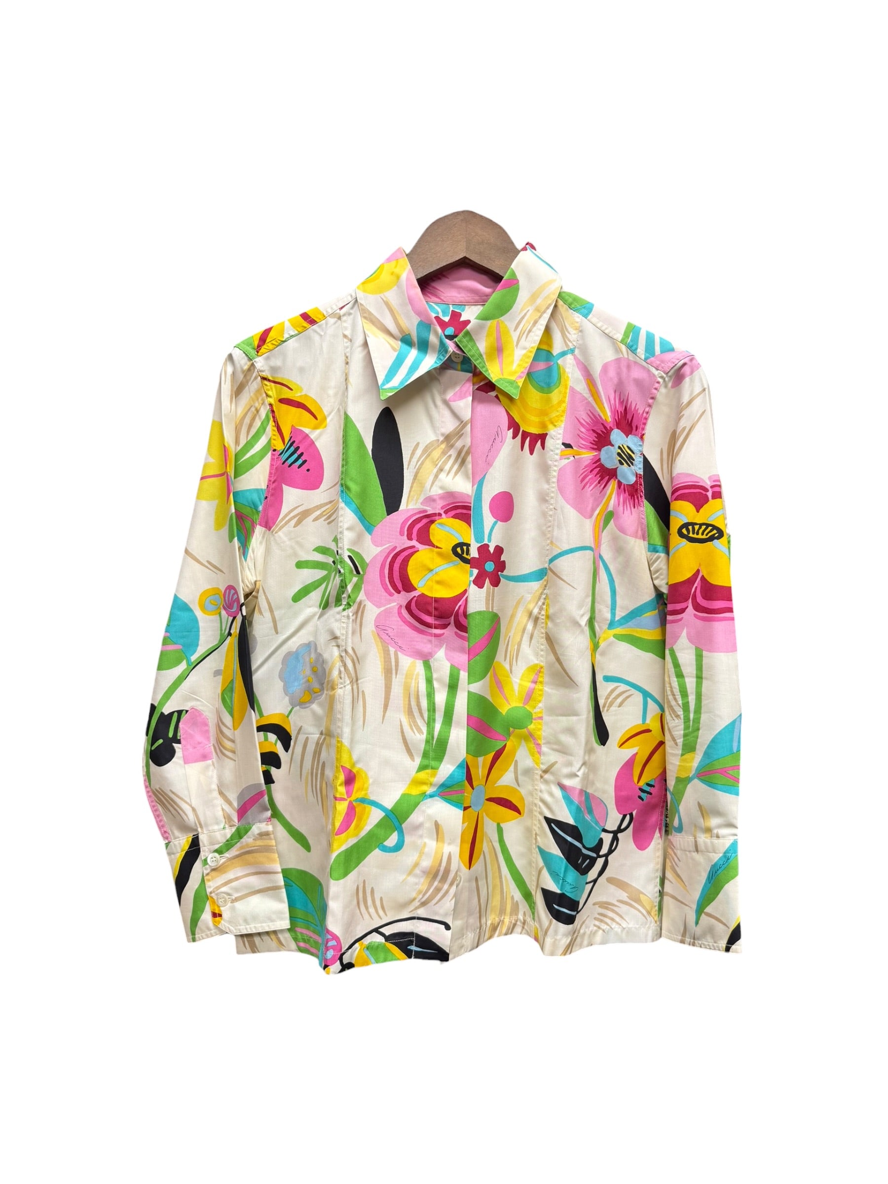 Gucci By Tom Ford 1999 Silk Button-Up Shirt