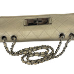 Chanel Light Grey Quilted Mademoiselle Chain Flap Bag 2008