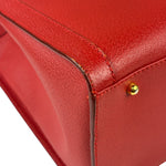 Gucci Red Leather Diana Bamboo Handle Tote