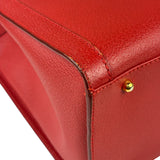 Gucci Red Leather Diana Bamboo Handle Tote