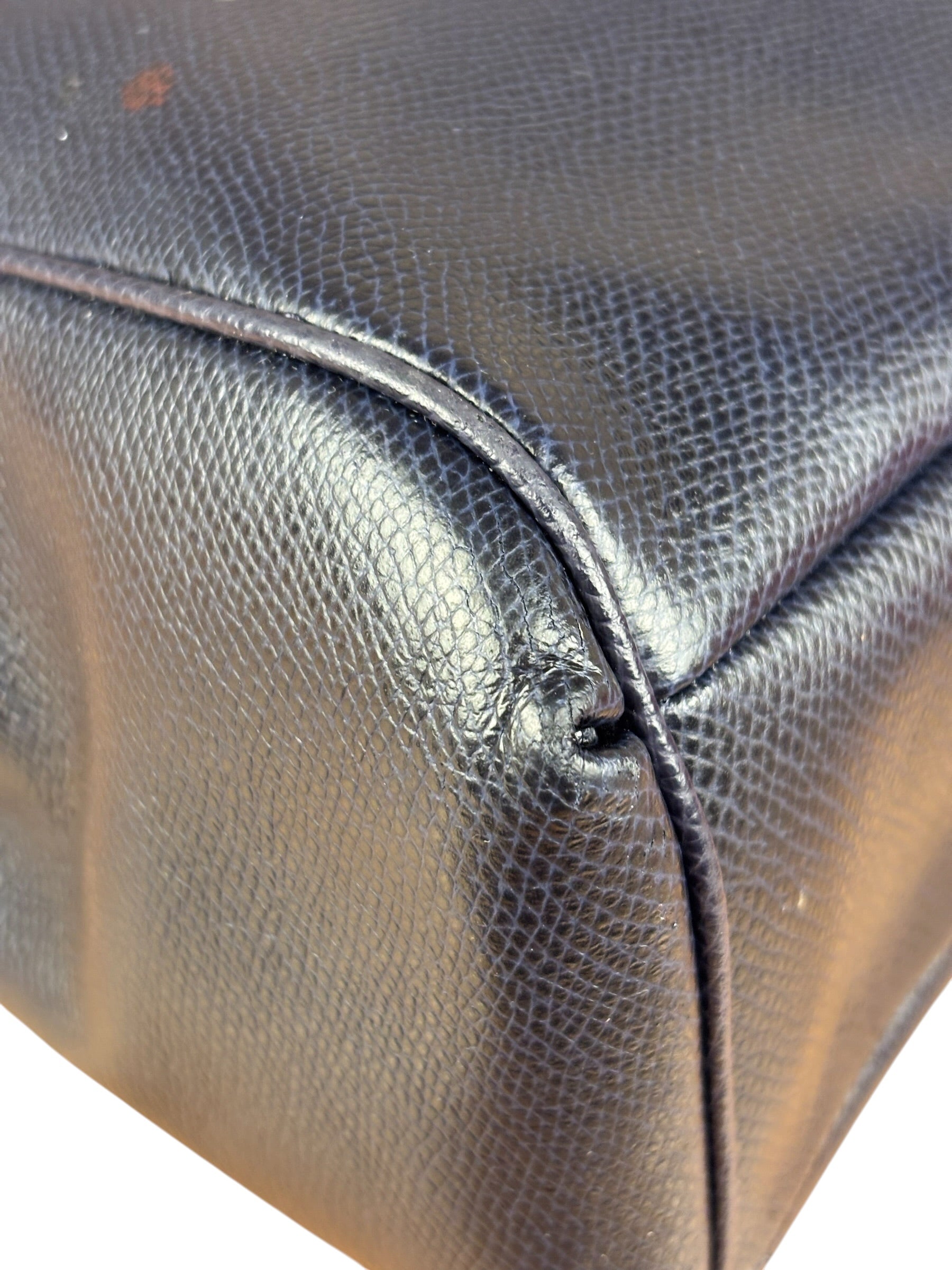 Coach Vintage Navy Leather 2Way Bag