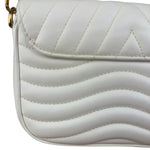 Louis Vuitton White Leather New Wave Multi Crossbody Pochette