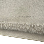 Brunello Cucinelli White Shearling Bag