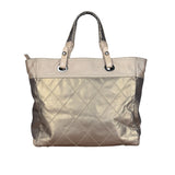 Chanel Paris-Biarritz Gold Quilted Tote Bag 2006
