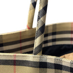 Burberry Vintage Nova Check Canvas Shoulder Tote