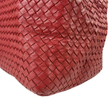 Bottega Veneta Red Intrecciato Montaigne Bag
