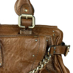 Chloe Vintage Brown Paddington Leather Handbag